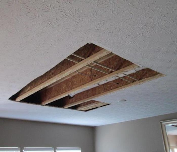 Ceiling Repair Before 