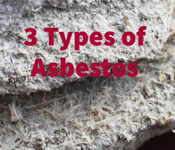 A close up image of one of the three types of asbestos.