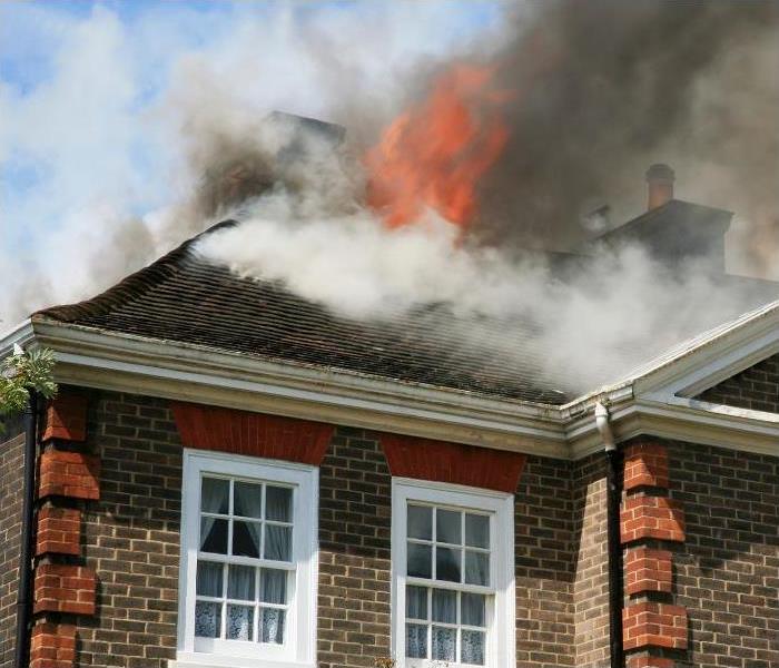 Dayton house on fire 
