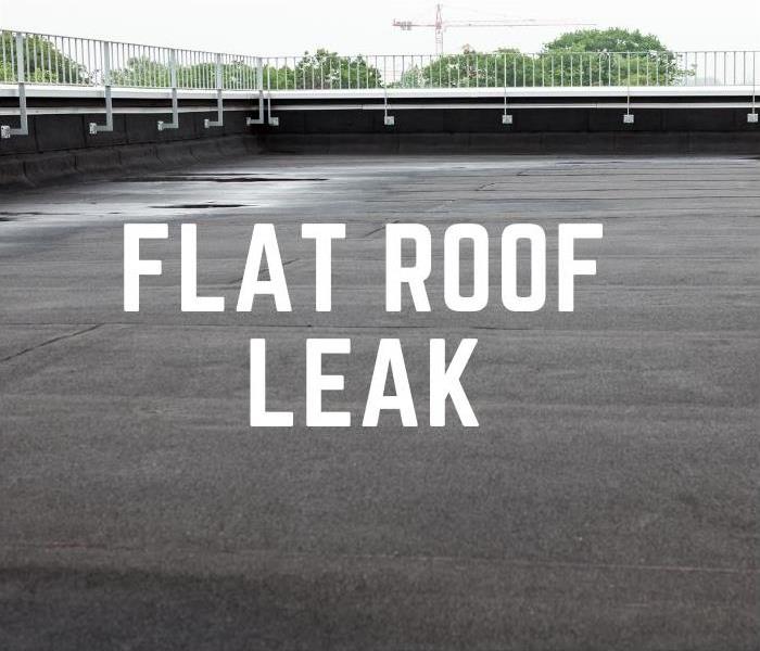 A flat roof in Dayton Ohio