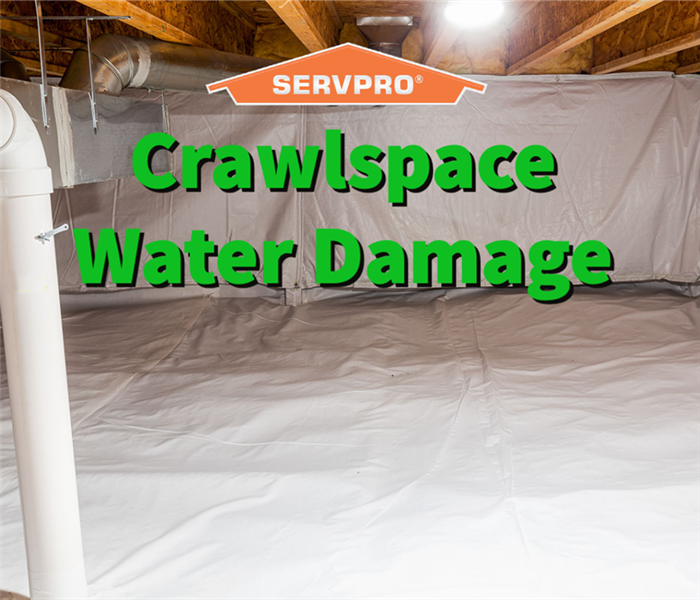 A SERVPRO encapsulated crawl space to prevent water damage