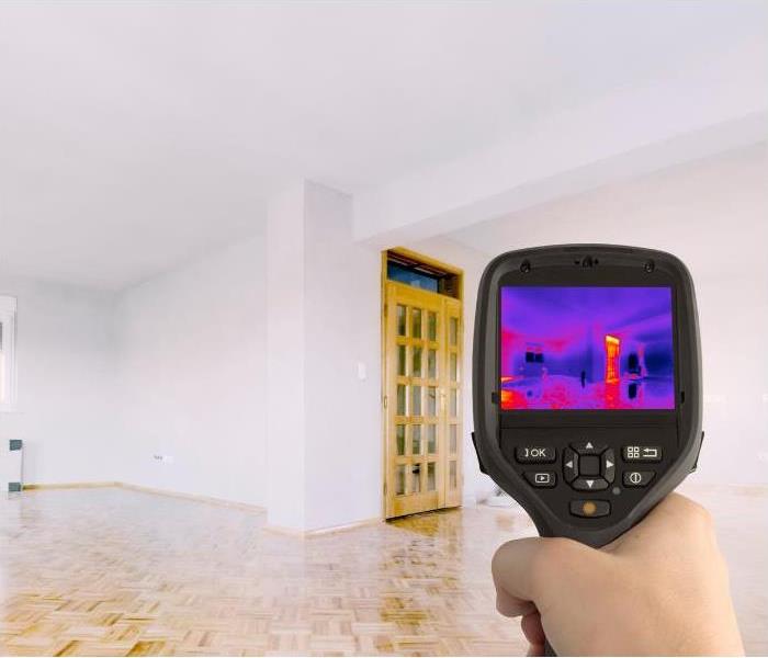Thermal moisture imaging in a Dayton Home
